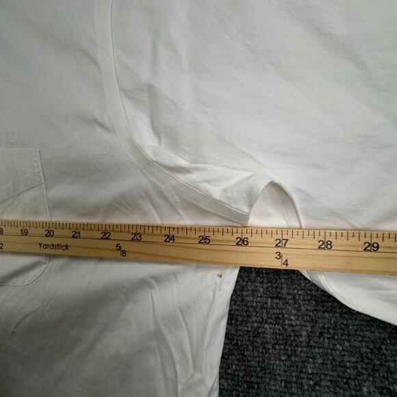 Brooks Brothers Men Non Iron Button Up Shirt Long Sleeve 17.5 35 Regent White - Picture 5 of 16